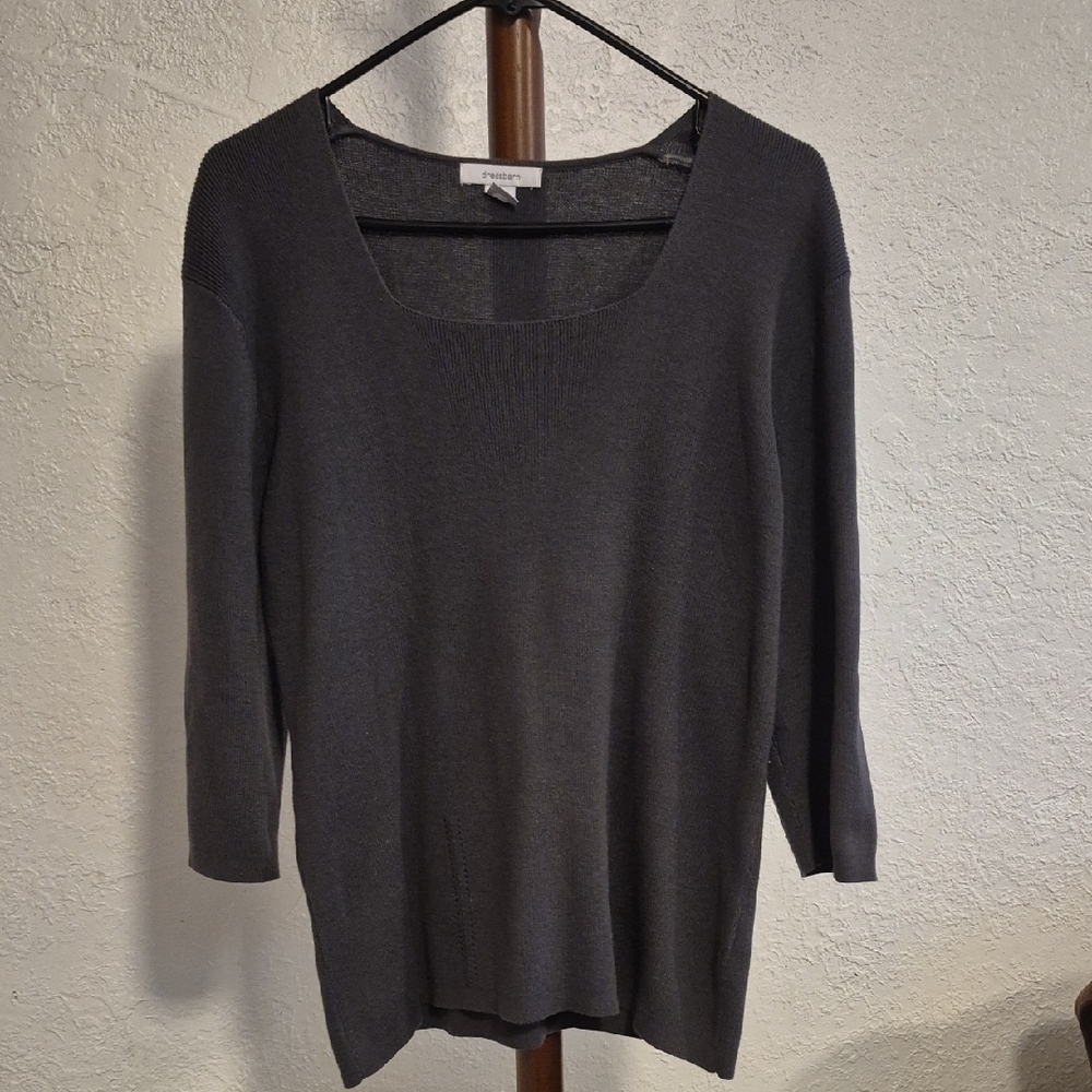 Dressbarn Women's Gray Sweater